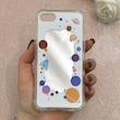 قاب گوشی iPhone 7 / iPhone 8 / iPhone SE 2020 / iPhone SE 2022 آیفون آینه ای پشت طلقی کپسولی فانتزی لاکچری کد 113370