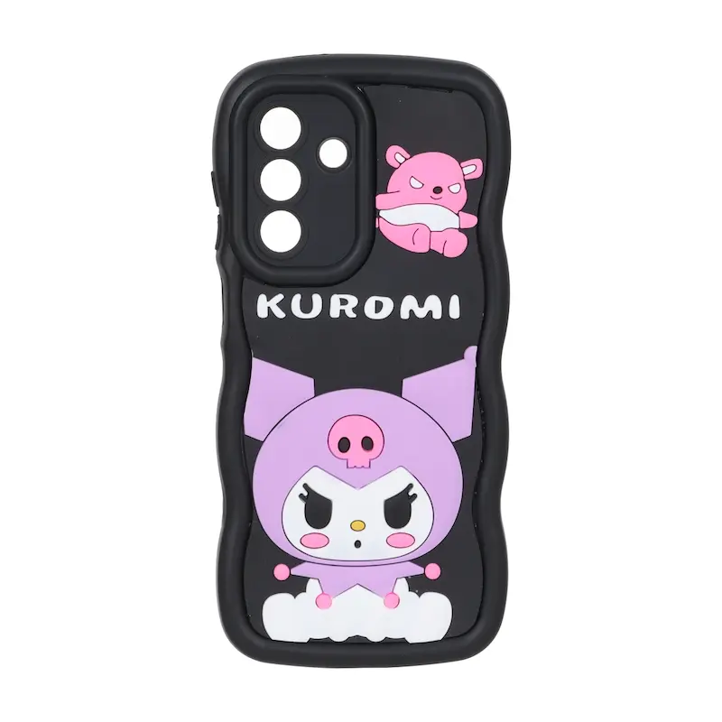 قاب گوشی Galaxy A36 / A56 سامسونگ سیلیکونی سولید SOLID منحنی عروسکی طرح کرومی کد 113087