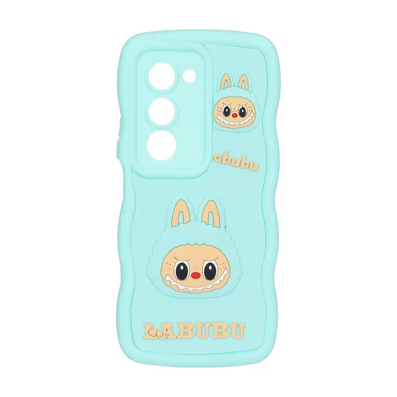 قاب گوشی Redmi 15 4G شیائومی سیلیکونی سولید SOLID منحنی عروسکی طرح لبوبو کد 113091