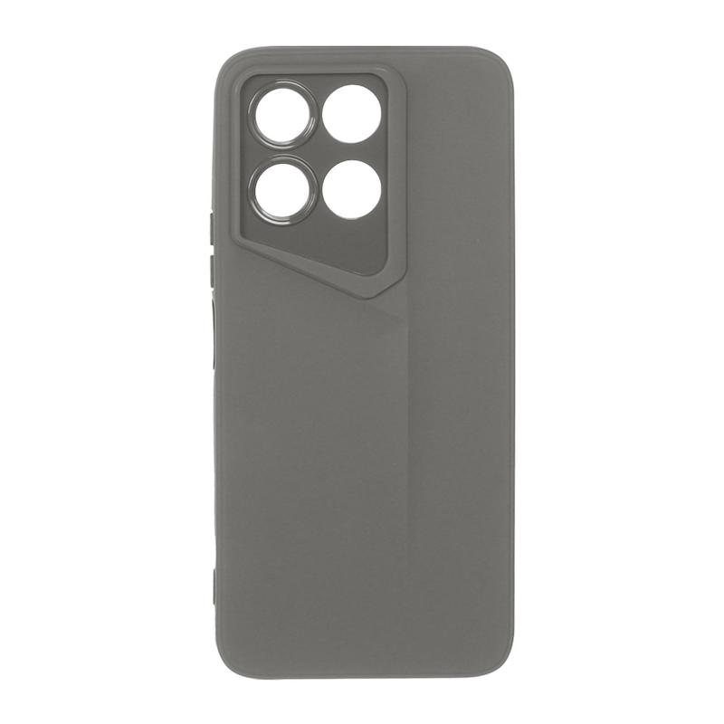 قاب گوشی Honor X5B / Honor X5B Plus آنر سری Porsche Design سیلیکونی ژله ای محافظ لنز دار خاکستری کد 95985