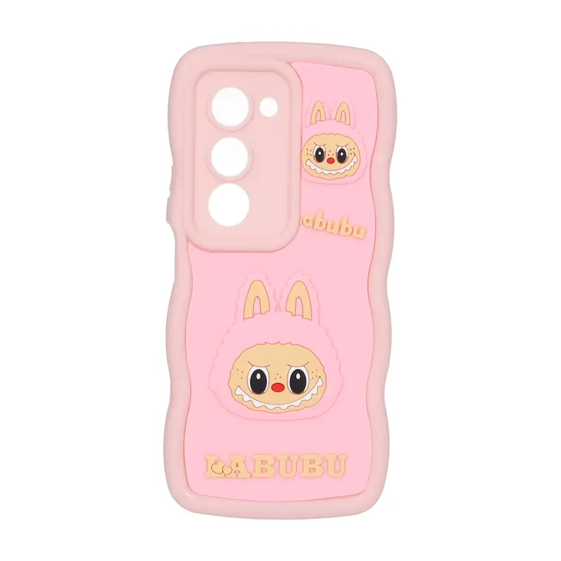 قاب گوشی Redmi 15 4G شیائومی سیلیکونی سولید SOLID منحنی عروسکی طرح لبوبو کد 113092