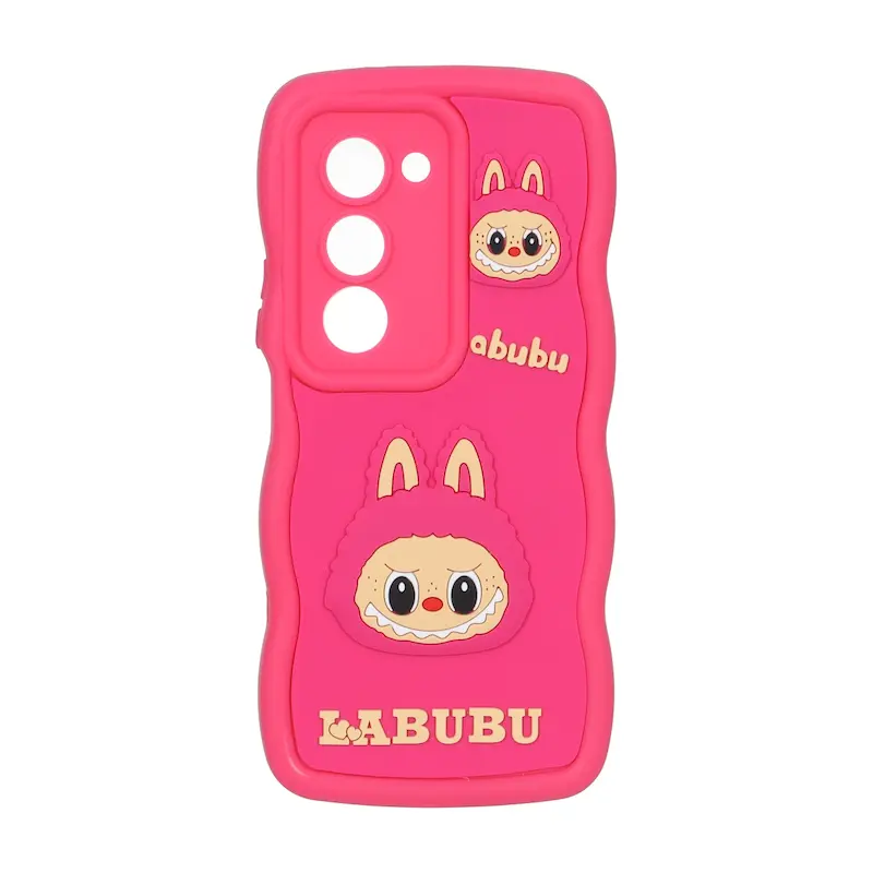 قاب گوشی Redmi 15 4G شیائومی سیلیکونی سولید SOLID منحنی عروسکی طرح لبوبو کد 113093