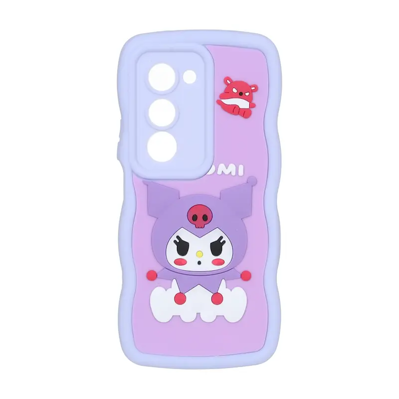 قاب گوشی Redmi 15 4G شیائومی سیلیکونی سولید SOLID منحنی عروسکی طرح کرومی کد 113094