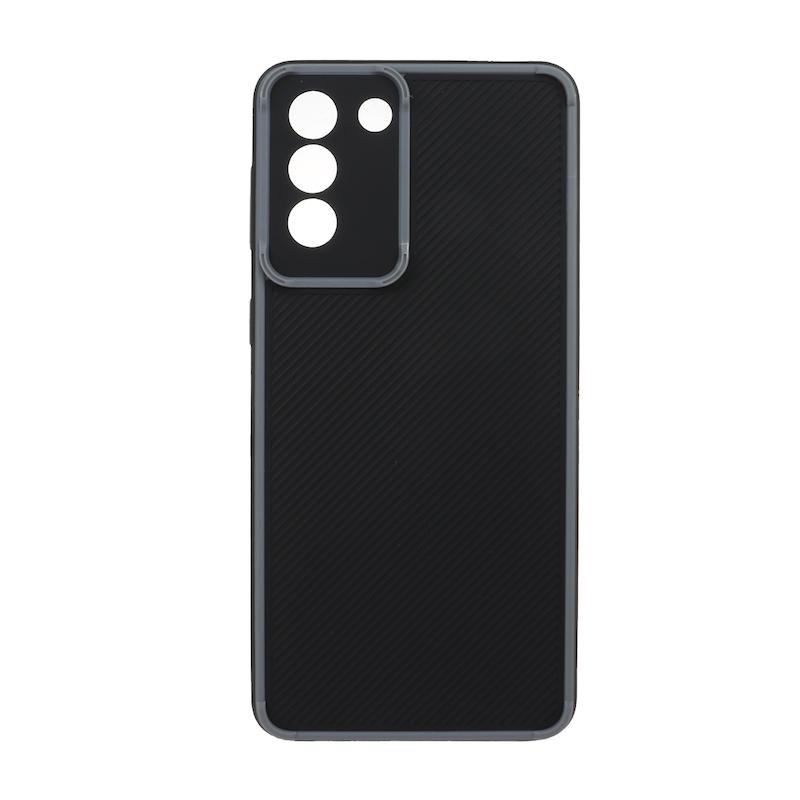 قاب گوشی Galaxy S21 Plus سامسونگ طرح کربنی Hard کبریتی محافظ لنز دار طوسی کد 113068