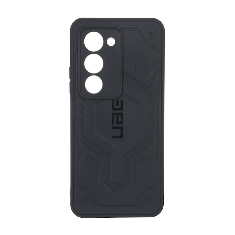 قاب گوشی Redmi 15 4G شیائومی UAG Design سیلیکونی ژله ای محافظ لنز دار مشکی کد 112931