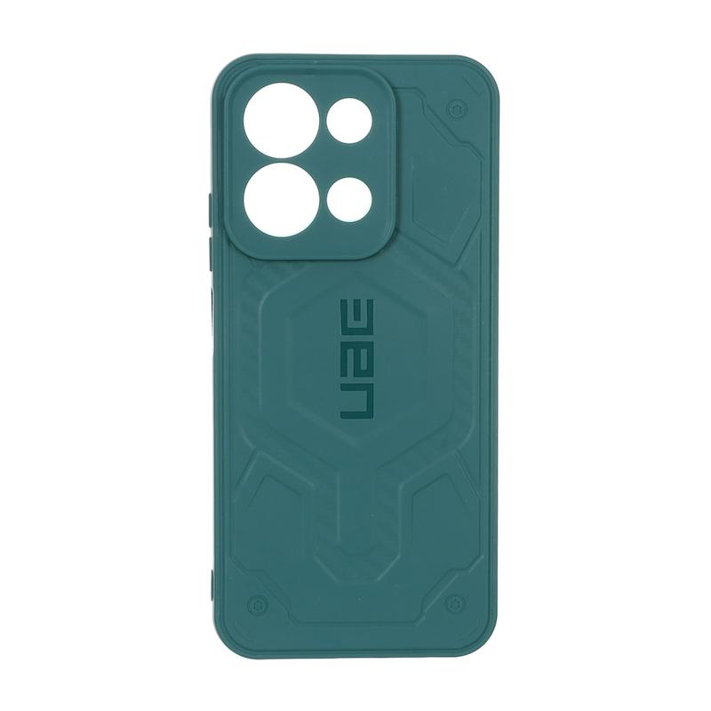 قاب گوشی Redmi 15C / Poco C85 شیائومی UAG Design سیلیکونی ژله ای محافظ لنز دار سبز کد 112933