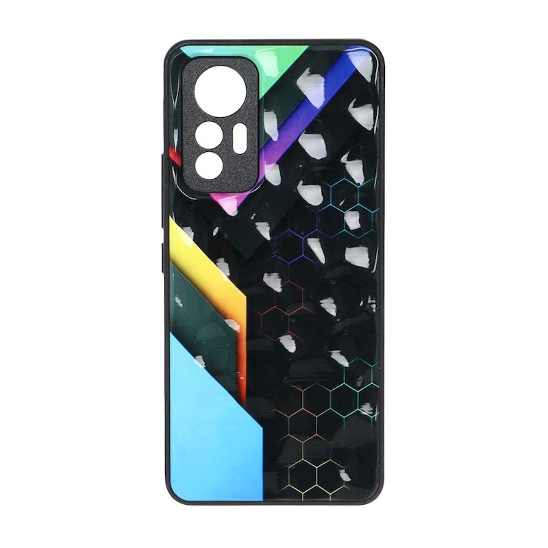 قاب گوشی Xiaomi 12 Lite شیائومی فانتزی پافر الماسی براق محافظ لنز دار کد 96014