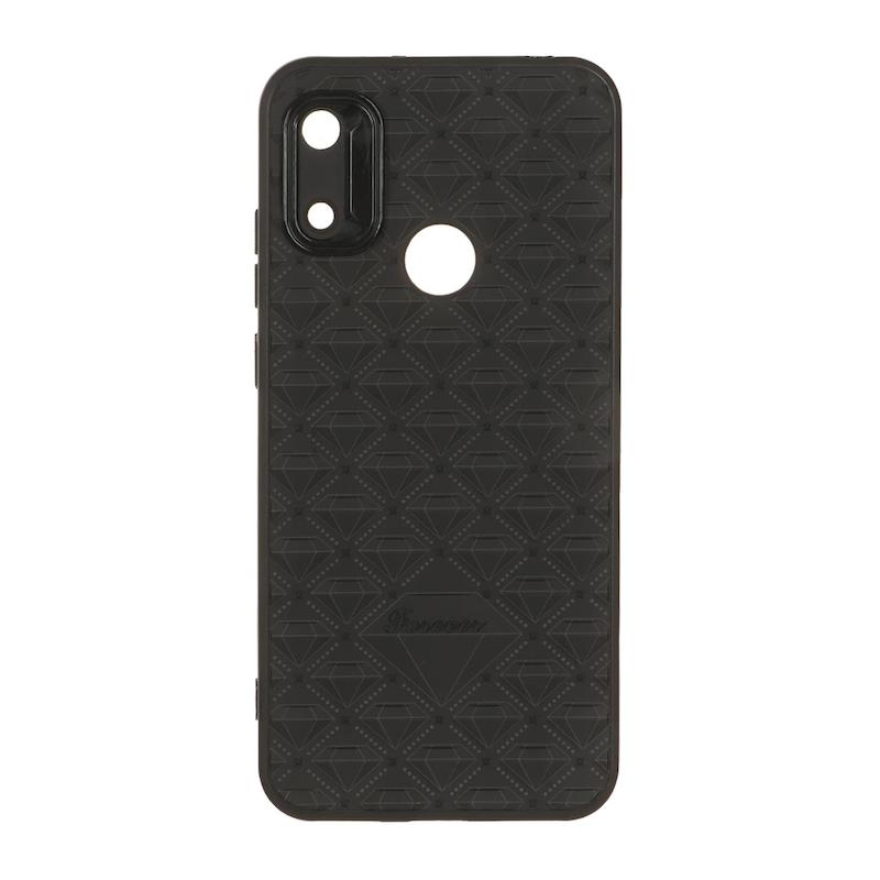 قاب گوشی Y6 2019 / Y6 Prime 2019 / Y6S / Honor 8A هوآوی الماسی برجسته سیلیکونی ژله ای محافظ لنز دار مشکی کد 96032