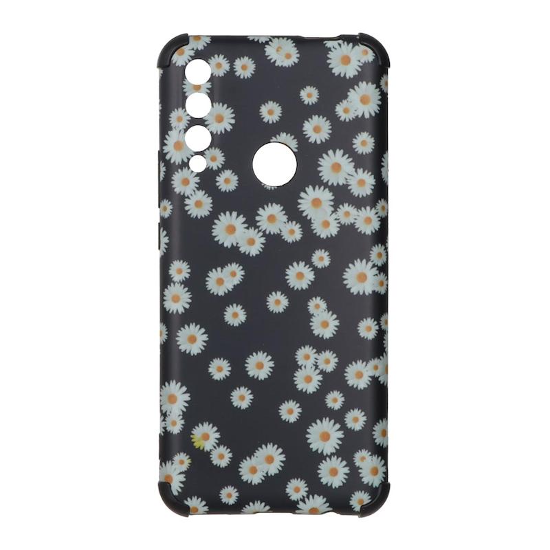 قاب گوشی Honor 9x / Y9 Prime 2019 هوآوی فانتزی هارد HARD ایربگ دار کپسولی محافظ لنز دار طرح گل بابونه کد 96071