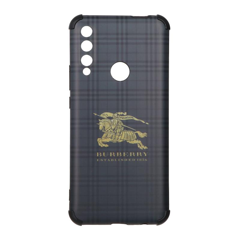 قاب گوشی Honor 9x / Y9 Prime 2019 هوآوی فانتزی هارد HARD ایربگ دار کپسولی محافظ لنز دار طرح BURBERRY کد 96072