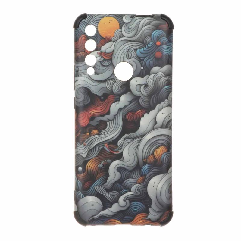 قاب گوشی Honor 9x / Y9 Prime 2019 هوآوی فانتزی هارد HARD ایربگ دار کپسولی محافظ لنز دار طرح ابر کد 96080