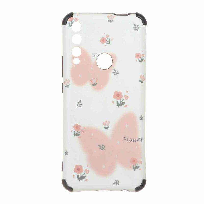 قاب گوشی Honor 9x / Y9 Prime 2019 هوآوی فانتزی هارد HARD ایربگ دار کپسولی محافظ لنز دار طرح پروانه کیوت کد 96084