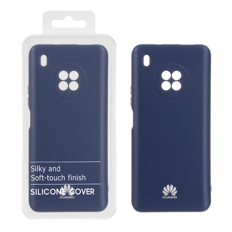 قاب گوشی Huawei Y9A هوآوی سیلیکونی های کپی زیربسته محافظ لنز دار سرمه ای کد E10-96094