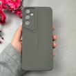 قاب گوشی Galaxy A05S سامسونگ سری Porsche Design سیلیکونی ژله ای محافظ لنز دار خاکستری کد 114145
