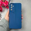 قاب گوشی Galaxy A05S سامسونگ سری Porsche Design سیلیکونی ژله ای محافظ لنز دار آبی کد 114147