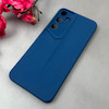 قاب گوشی Galaxy A55 سامسونگ سری Porsche Design سیلیکونی ژله ای محافظ لنز دار آبی کد 114176