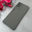 قاب گوشی Galaxy A71 سامسونگ سری Porsche Design سیلیکونی ژله ای محافظ لنز دار خاکستری کد E69-114180