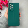 قاب گوشی Galaxy A73 سامسونگ سری Porsche Design سیلیکونی ژله ای محافظ لنز دار سبز کد 114186