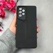 قاب گوشی Galaxy A73 سامسونگ سری Porsche Design سیلیکونی ژله ای محافظ لنز دار مشکی کد E69-114187