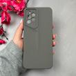 قاب گوشی Galaxy A13 4G سامسونگ سری Porsche Design سیلیکونی ژله ای محافظ لنز دار خاکستری کد E69-114190