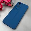 قاب گوشی Redmi Note 11 4G - Redmi Note 11S شیائومی سری Porsche Design سیلیکونی ژله ای محافظ لنز دار آبی کد 114221