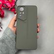 قاب گوشی Redmi Note 12S شیائومی سری Porsche Design سیلیکونی ژله ای محافظ لنز دار خاکستری کد E69-114223