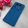 قاب گوشی Redmi Note 14 Pro 4G شیائومی سری Porsche Design سیلیکونی ژله ای محافظ لنز دار آبی کد E69-114232