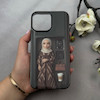قاب گوشی iPhone 13 Pro Max آیفون طلقی اورجینال هارد PC فانتزی طرح دخترونه کد 111804