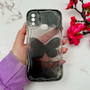 قاب گوشی Galaxy A10S سامسونگ بالشتی لاکچری LUXURY محافظ لنزدار طرح پروانه کیوت کد 114281