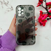 قاب گوشی Galaxy A13 4G سامسونگ بالشتی لاکچری LUXURY محافظ لنزدار طرح گل کیوت کد 114343
