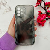 قاب گوشی Galaxy A13 4G سامسونگ بالشتی لاکچری LUXURY محافظ لنزدار طرح پروانه کیوت کد 114347