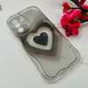 قاب گوشی Galaxy A26 سامسونگ بالشتی لاکچری LUXURY محافظ لنزدار طرح قلب کیوت کد 114383