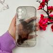 قاب گوشی Galaxy A34 سامسونگ بالشتی لاکچری LUXURY محافظ لنزدار طرح پروانه کیوت کد 114393