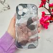 قاب گوشی iPhone 17 Pro Max آیفون بالشتی لاکچری LUXURY محافظ لنزدار طرح پروانه کیوت کد E20-114464
