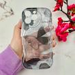 قاب گوشی iPhone 16 Pro Max آیفون بالشتی لاکچری LUXURY محافظ لنزدار طرح پروانه کیوت کد E20-114473