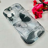 قاب گوشی iPhone 16 Pro Max آیفون بالشتی لاکچری LUXURY محافظ لنزدار طرح پروانه کیوت کد E20-114473