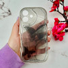 قاب گوشی iPhone 16 آیفون بالشتی لاکچری LUXURY محافظ لنزدار طرح پروانه کیوت کد E20-114485