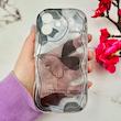قاب گوشی iPhone 17 آیفون بالشتی لاکچری LUXURY محافظ لنزدار طرح پروانه کیوت کد 114489