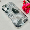 قاب گوشی iPhone 17 آیفون بالشتی لاکچری LUXURY محافظ لنزدار طرح پروانه کیوت کد 114489