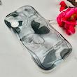 قاب گوشی iPhone 17 آیفون بالشتی لاکچری LUXURY محافظ لنزدار طرح پروانه کیوت کد 114489