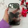 قاب گوشی iPhone 13 آیفون بالشتی لاکچری LUXURY محافظ لنزدار طرح پروانه کیوت کد E20-114497