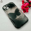 قاب گوشی iPhone 13 آیفون بالشتی لاکچری LUXURY محافظ لنزدار طرح پروانه کیوت کد E20-114497