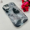 قاب گوشی iPhone 13 آیفون بالشتی لاکچری LUXURY محافظ لنزدار طرح پروانه کیوت کد E20-114498