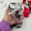 قاب گوشی iPhone 13 آیفون بالشتی لاکچری LUXURY محافظ لنزدار طرح پروانه کیوت کد E20-114498