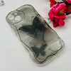 قاب گوشی iPhone 13 آیفون بالشتی لاکچری LUXURY محافظ لنزدار طرح پروانه کیوت کد E20-114499
