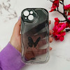 قاب گوشی iPhone 13 آیفون بالشتی لاکچری LUXURY محافظ لنزدار طرح پروانه کیوت کد E20-114501