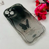 قاب گوشی iPhone 13 آیفون بالشتی لاکچری LUXURY محافظ لنزدار طرح پروانه کیوت کد E20-114501