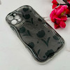 قاب گوشی iPhone 12 Pro آیفون بالشتی لاکچری LUXURY محافظ لنزدار طرح گل کیوت کد 114524