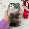 قاب گوشی iPhone 12 Pro آیفون بالشتی لاکچری LUXURY محافظ لنزدار طرح پروانه کیوت کد 114525