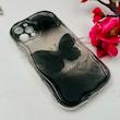 قاب گوشی iPhone 12 Pro آیفون بالشتی لاکچری LUXURY محافظ لنزدار طرح پروانه کیوت کد 114525